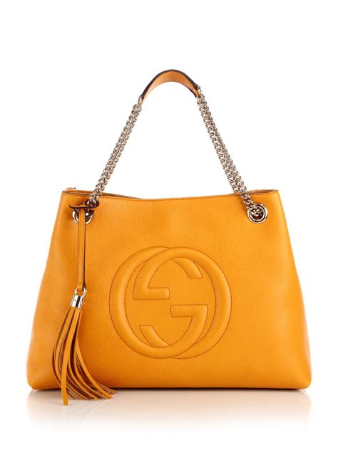 yellow gucci shoulder bag|farfetch Gucci shoulder bag.